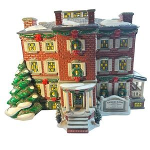 Department 56 Old Chelsea Mansion Clement C Moore Snow Village Christmas